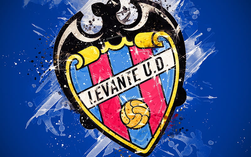 HD-wallpaper-levante-ud-paint-art-creative-spanish-football-team-logo-la-liga-the-primera-division-emblem-blue-background-grunge-style-valencia-spain-football
